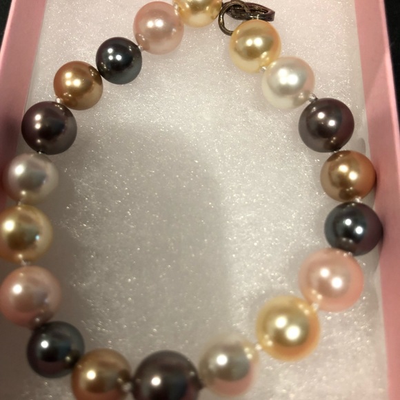 NIB Authentic Freshwater Colored Pearls Bracelet. - Picture 4 of 5
